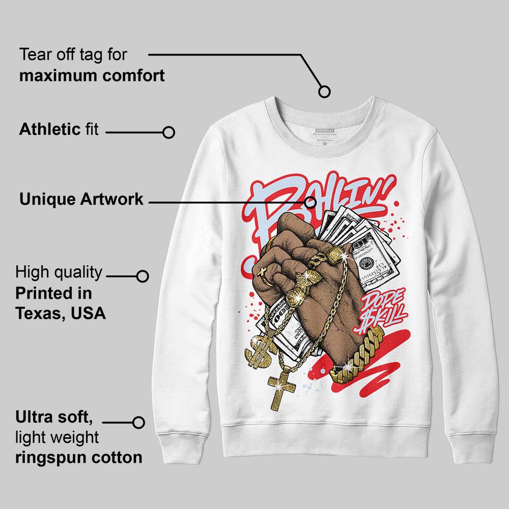 Cherry 11s DopeSkill Sweatshirt Always Ballin' Graphic