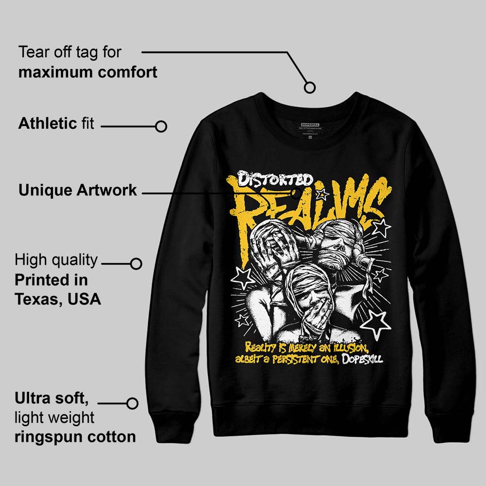 Yellow Collection DopeSkill Sweatshirt Distorted Realms Graphic