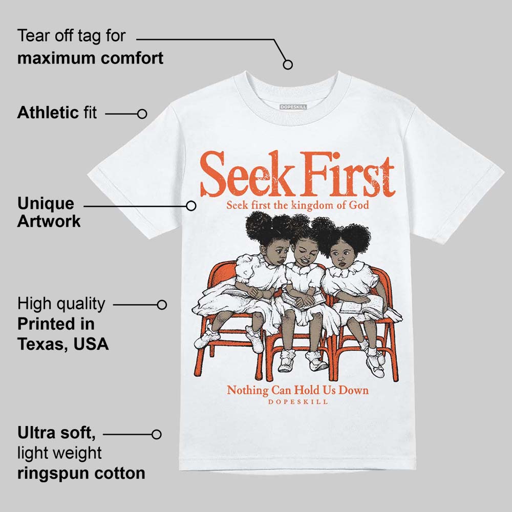 Orange Milk DopeSkill T-Shirt New Seek First Graphic