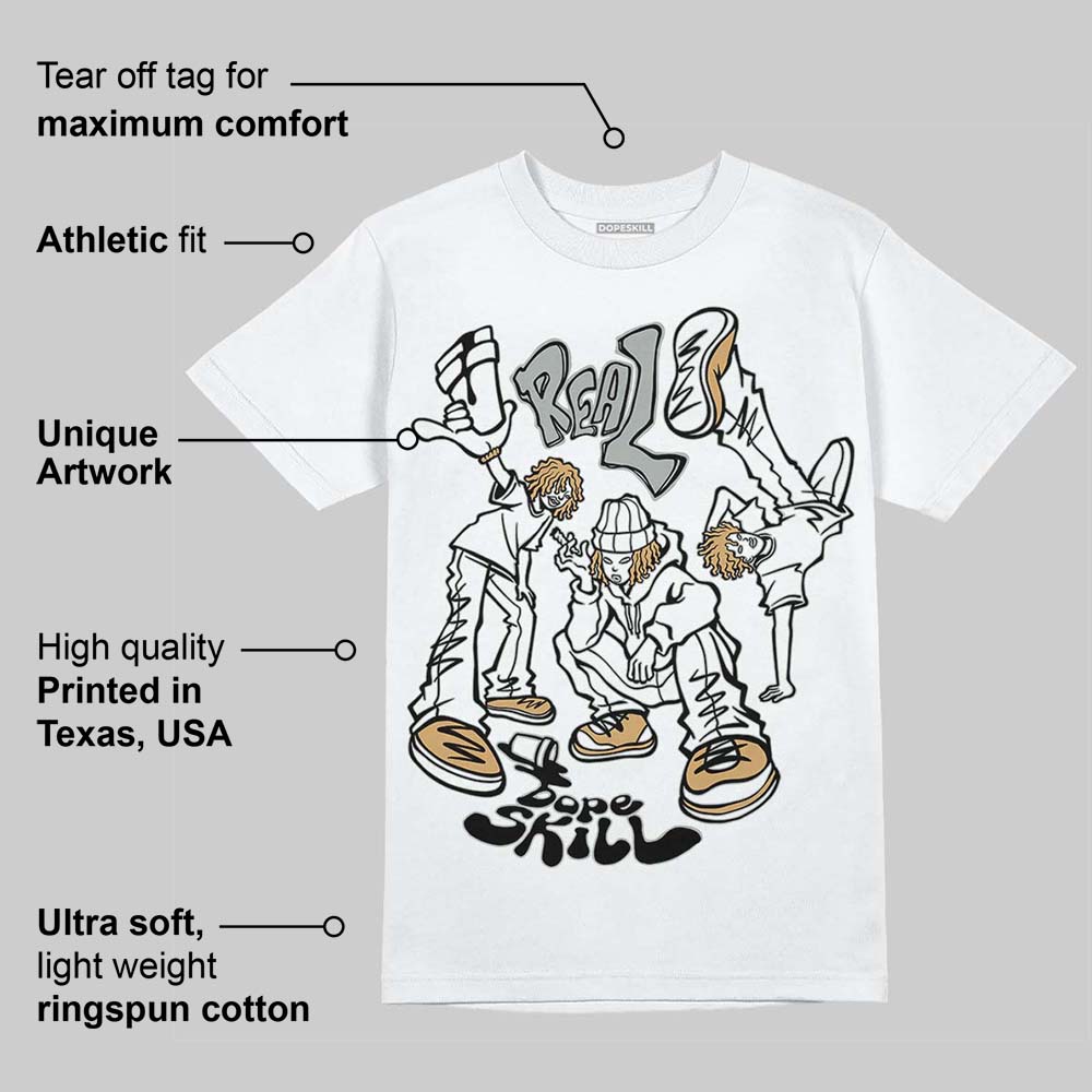 1906R ‚ÄòWhite Gold‚Äô DopeSkill T-Shirt Real Y2K Players Graphic