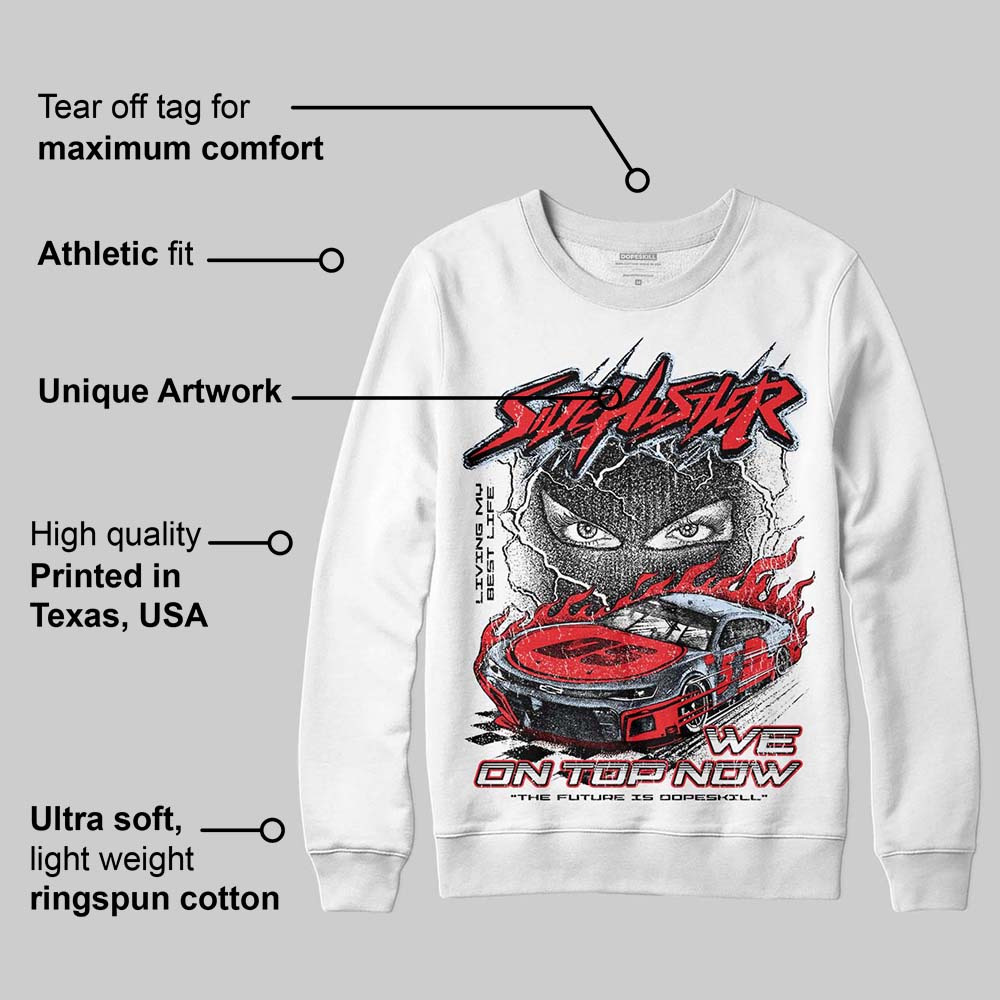 Cherry 11s DopeSkill Sweatshirt New Side Hustler Graphic