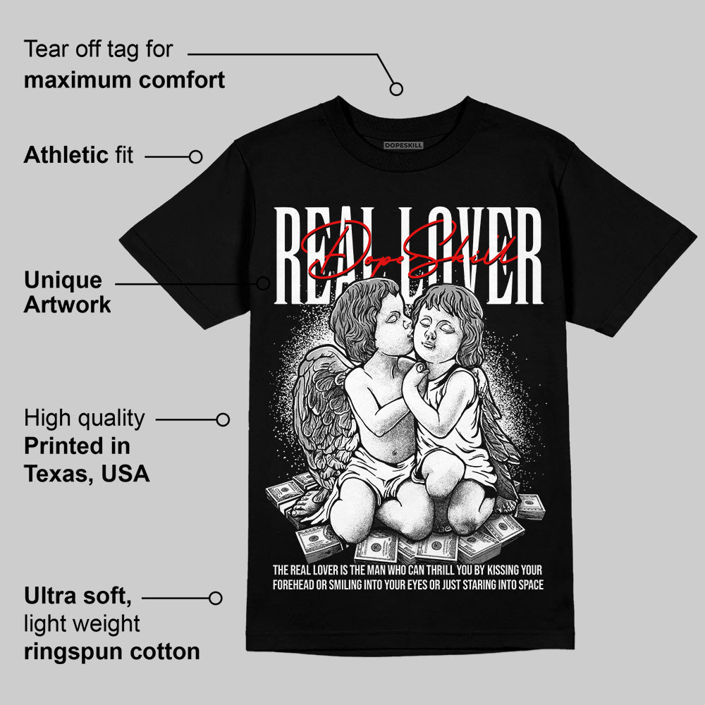 Dunk Low Panda White Black DopeSkill T-Shirt Real Lover Graphic