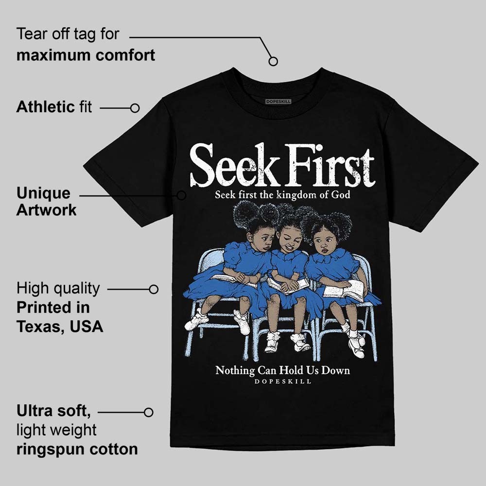 Space Jam 11s DopeSkill T-Shirt New Seek First Graphic
