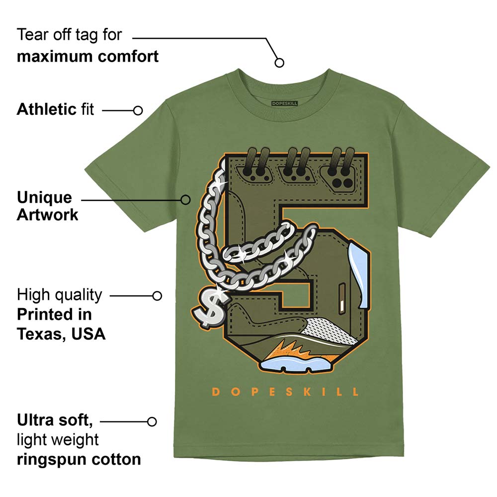 Olive 5s DopeSkill Olive T-shirt No.5 Graphic