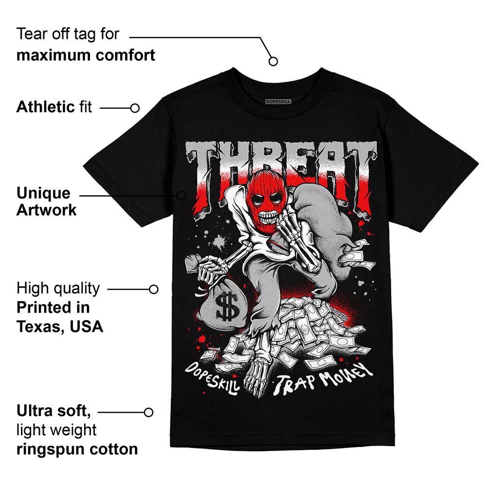 Black and White Collection DopeSkill T-Shirt Threat Graphic