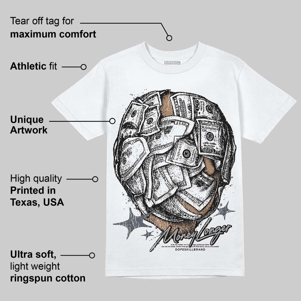 Cool Grey 11s DopeSkill T-Shirt Money Longer Graphic