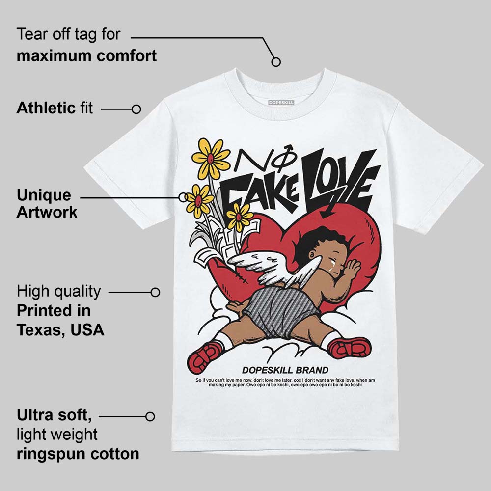 Ferrari 14s DopeSkill T-Shirt No Fake Love Graphic