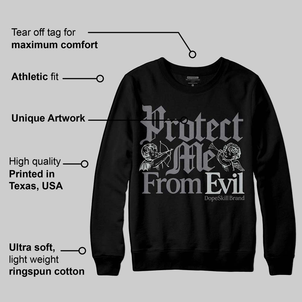 Fear 4s DopeSkill Sweatshirt Protect Me From Evil Graphic