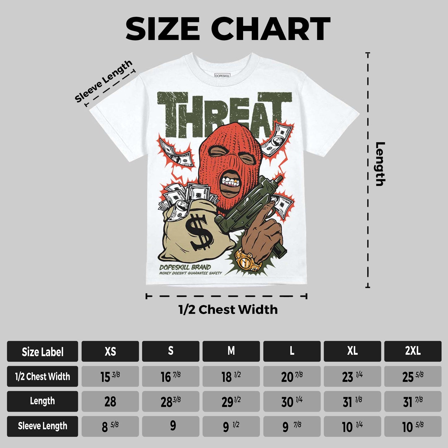 Olive Collection DopeSkill Oversize Print T-Shirt Under Threat Graphic