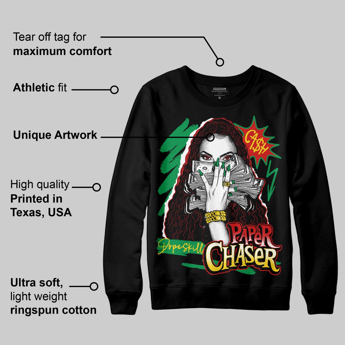 Black History Collection DopeSkill Sweatshirt NPC Graphic