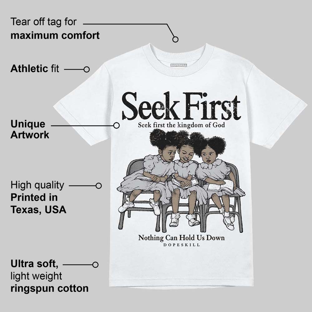 Grey Collection DopeSkill T-Shirt New Seek First Graphic
