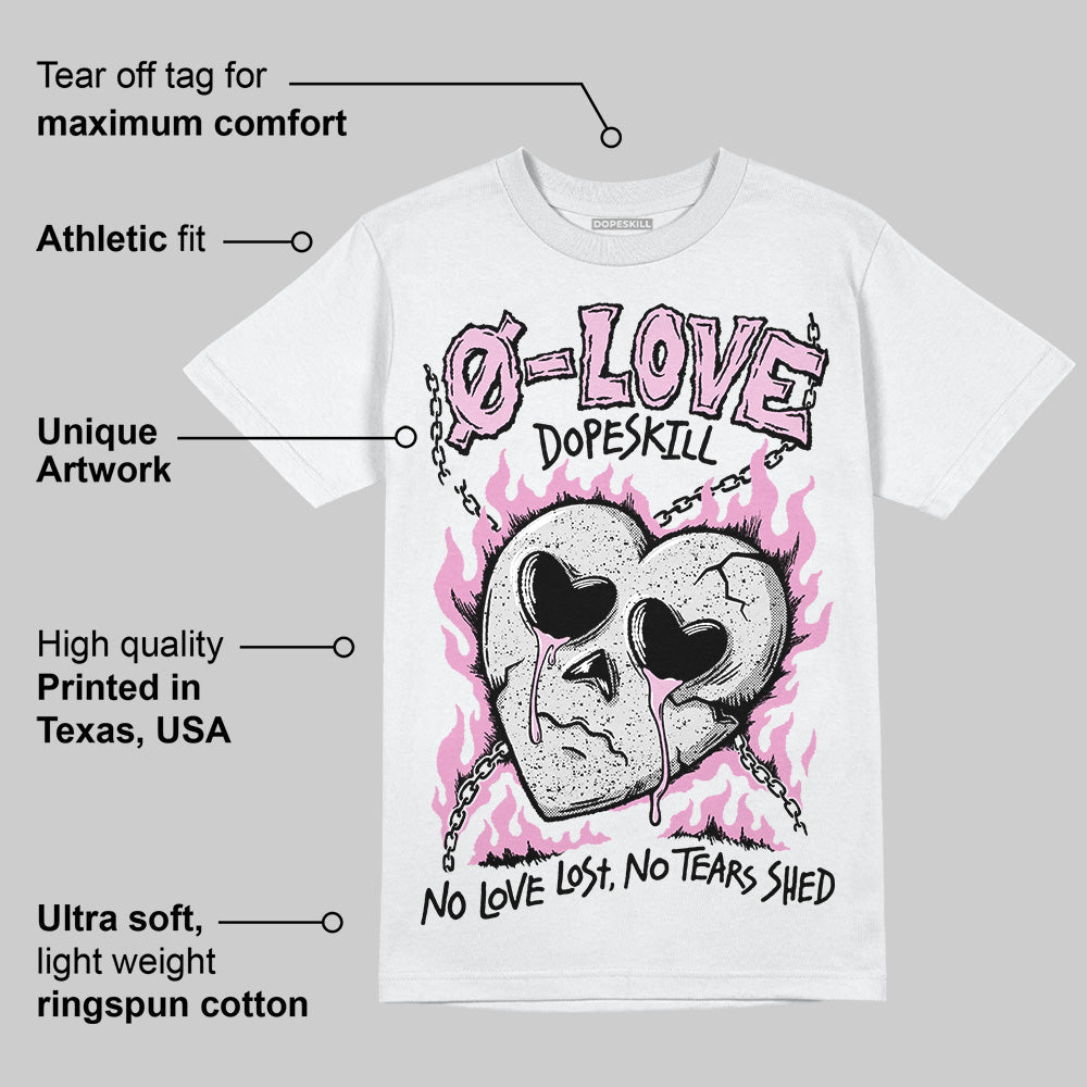 Orchid 4s DopeSkill T-Shirt Crying Heart Graphic
