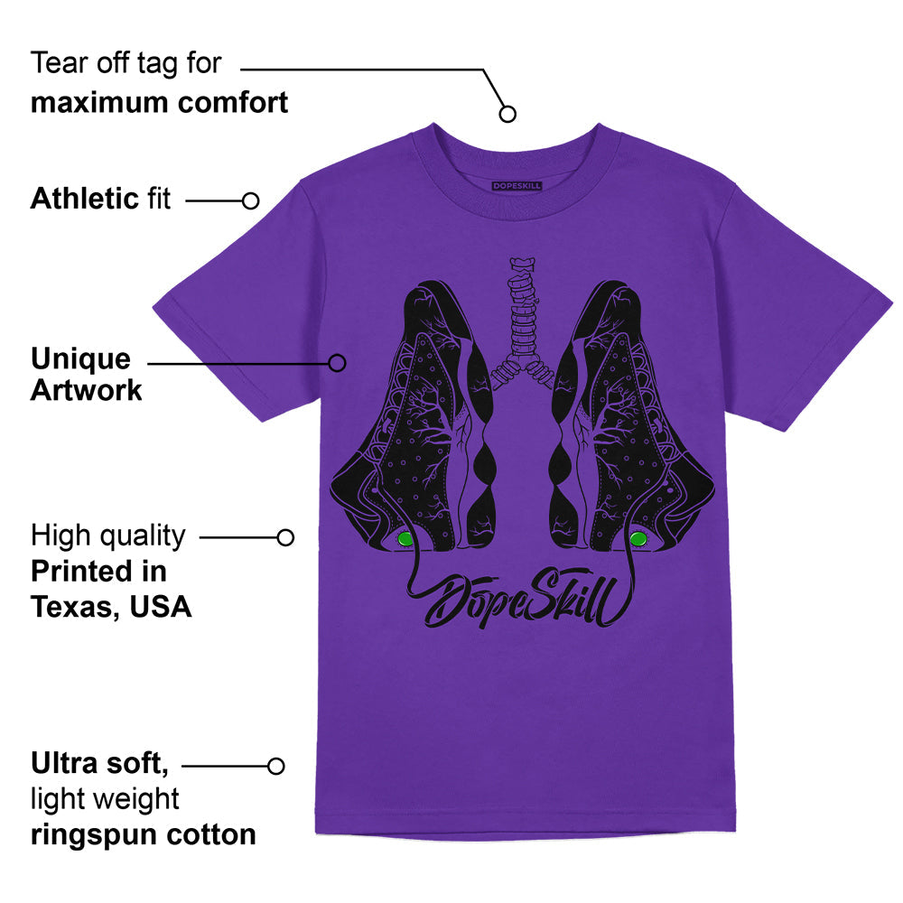 Court Purple 13s DopeSkill Purple T-shirt Breathe Graphic
