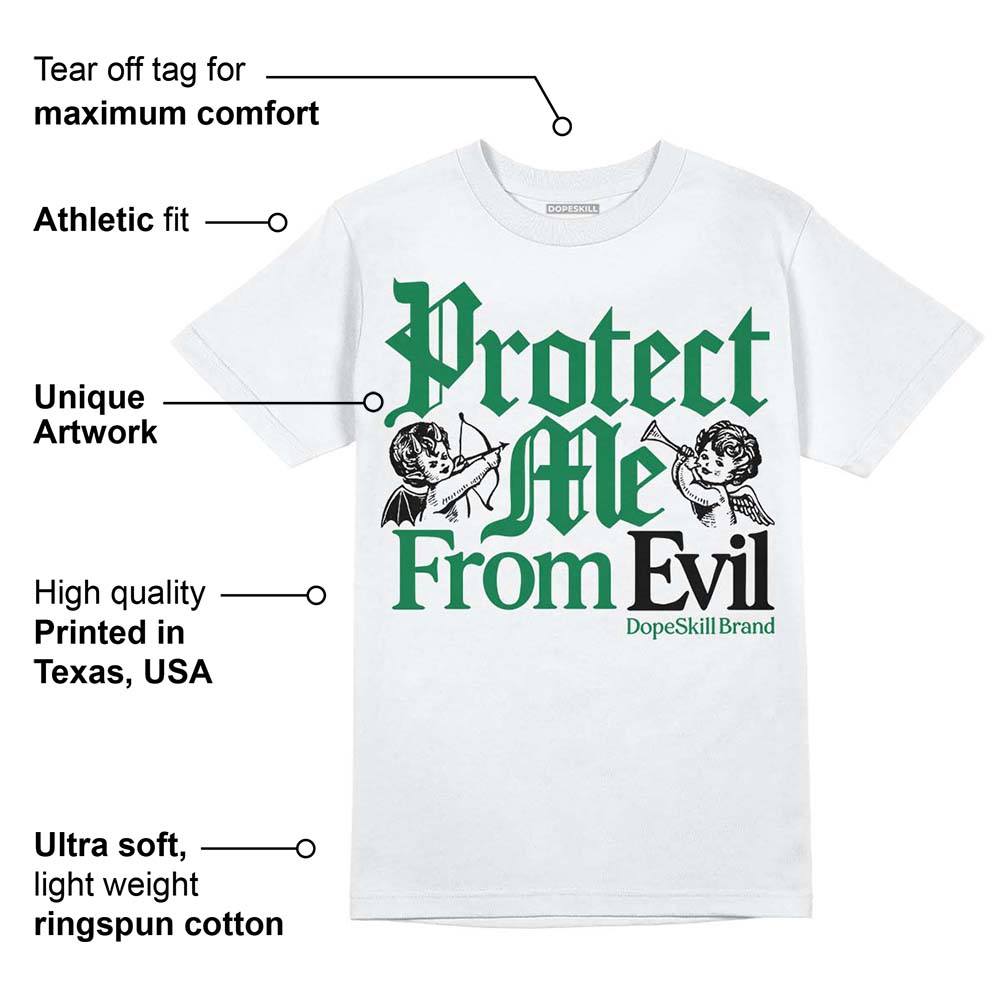 Lucky Green 5s DopeSkill T-Shirt Protect Me From Evil Graphic
