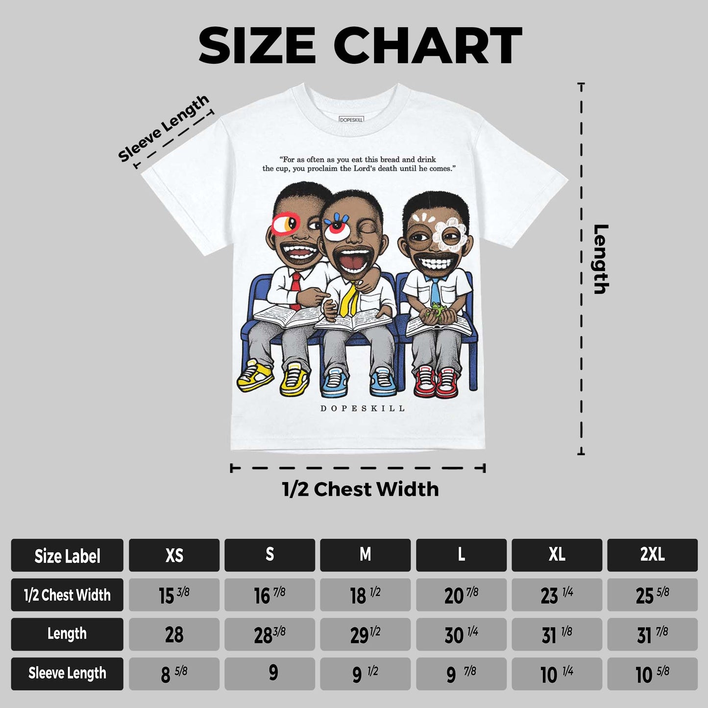 Dunk Panda White Black DopeSkill Oversize Print T-Shirt First Sunday Graphic