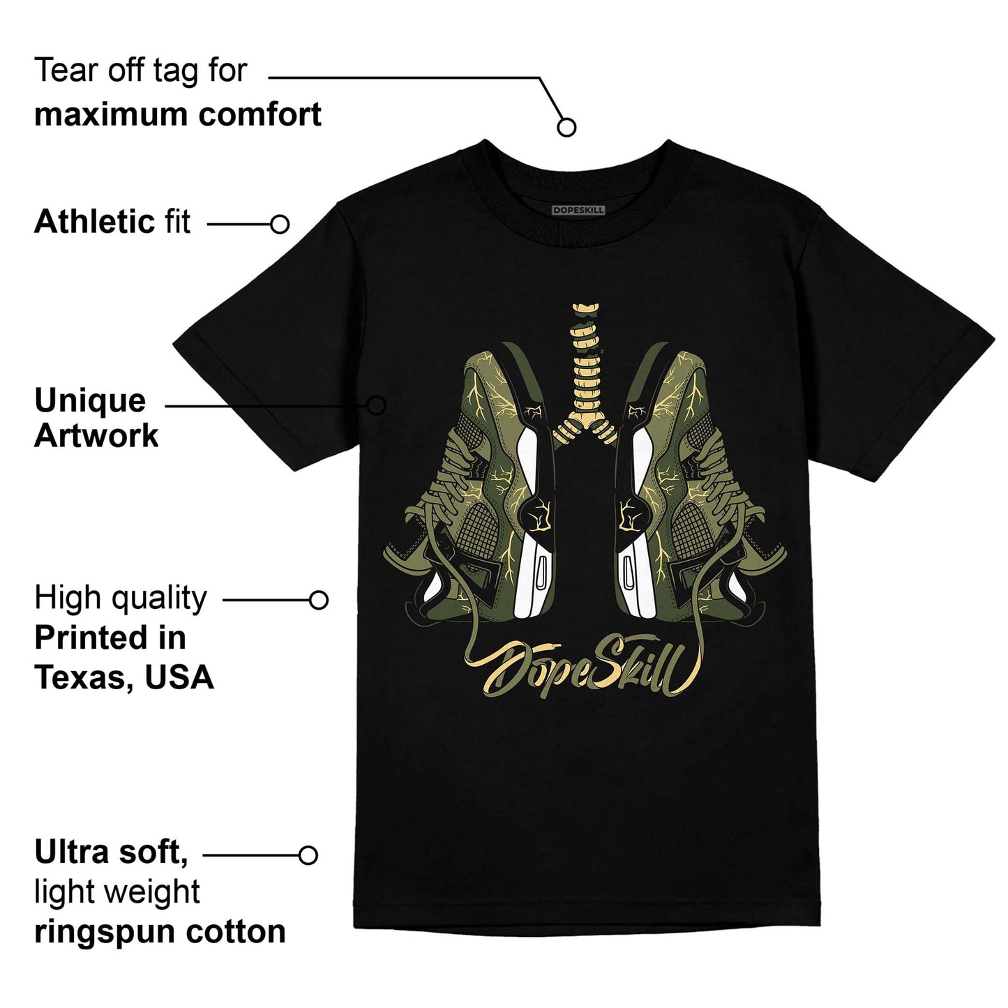 Craft Olive 4s DopeSkill T-Shirt Breathe Graphic