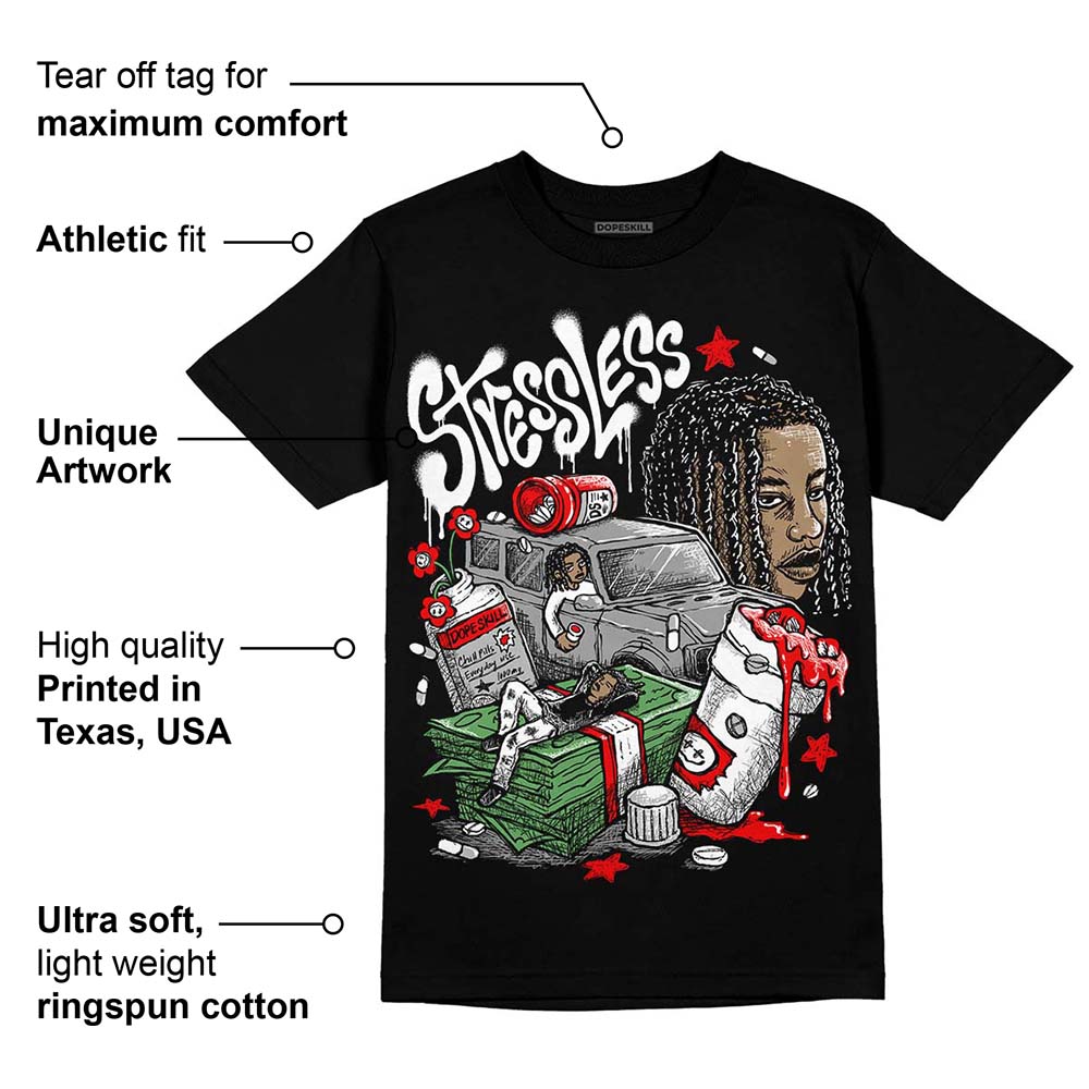 Black and White Collection DopeSkill T-Shirt Stressless Graphic