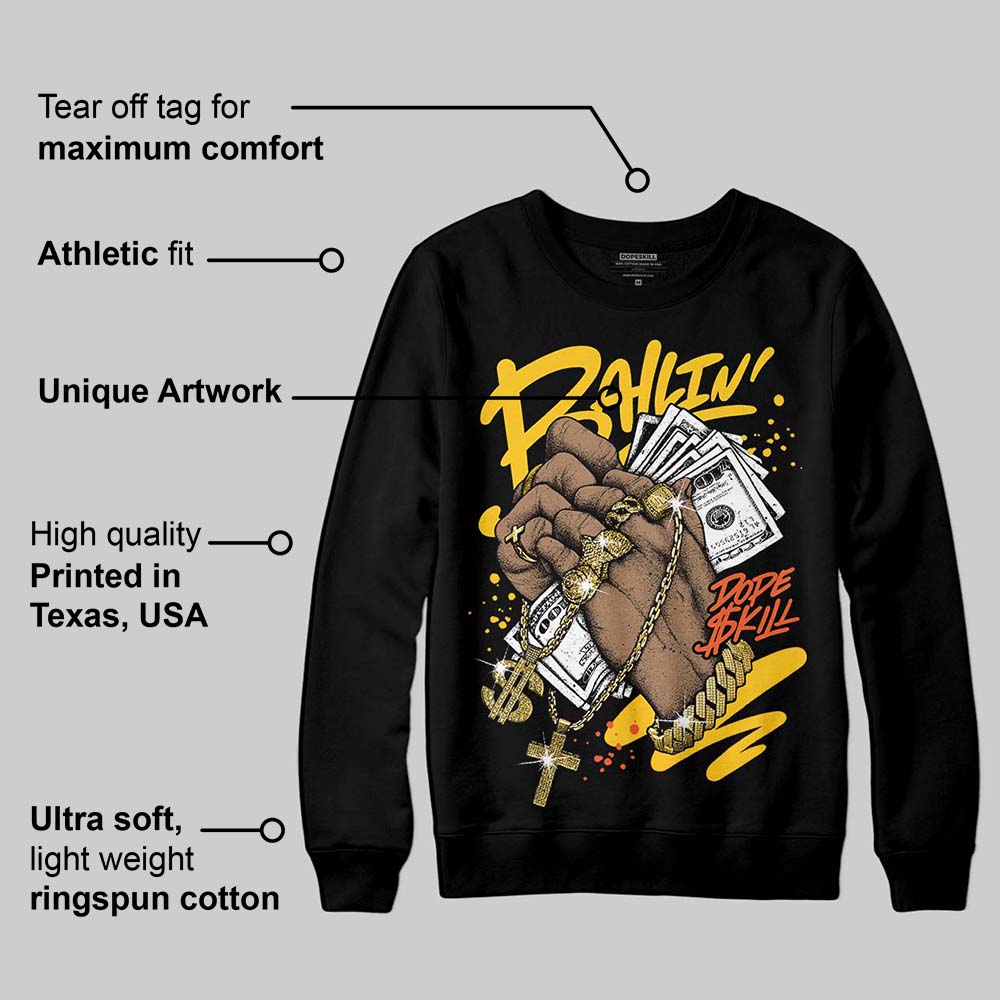 Yellow Collection DopeSkill Sweatshirt Always Ballin' Graphic