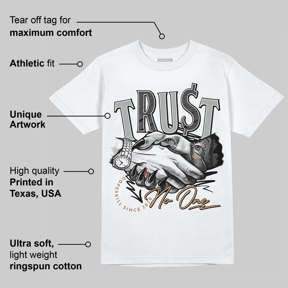 1906R ‚ÄòWhite Gold‚Äô DopeSkill T-Shirt Trust No One Graphic