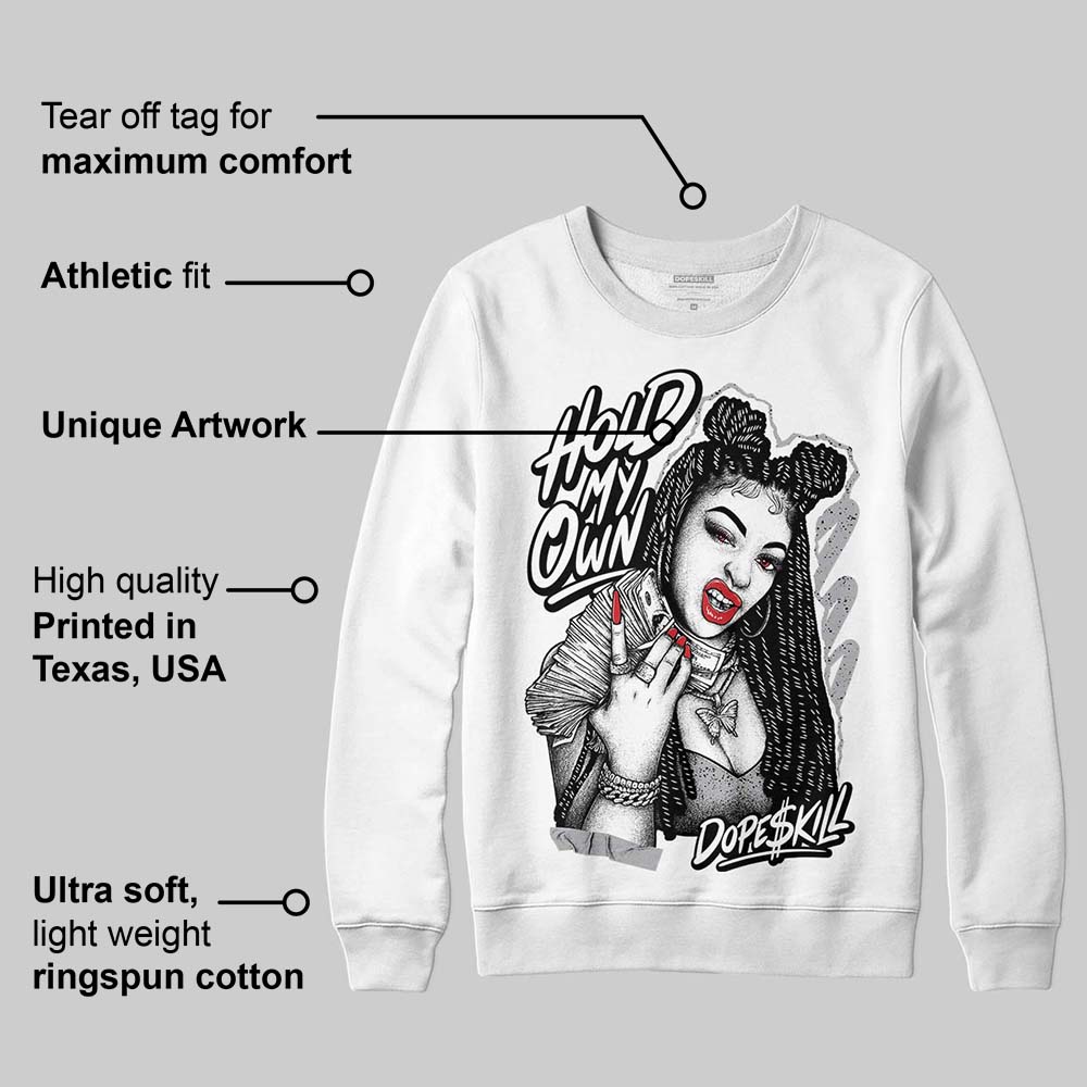 White Cement 4s DopeSkill Sweatshirt New H.M.O Graphic