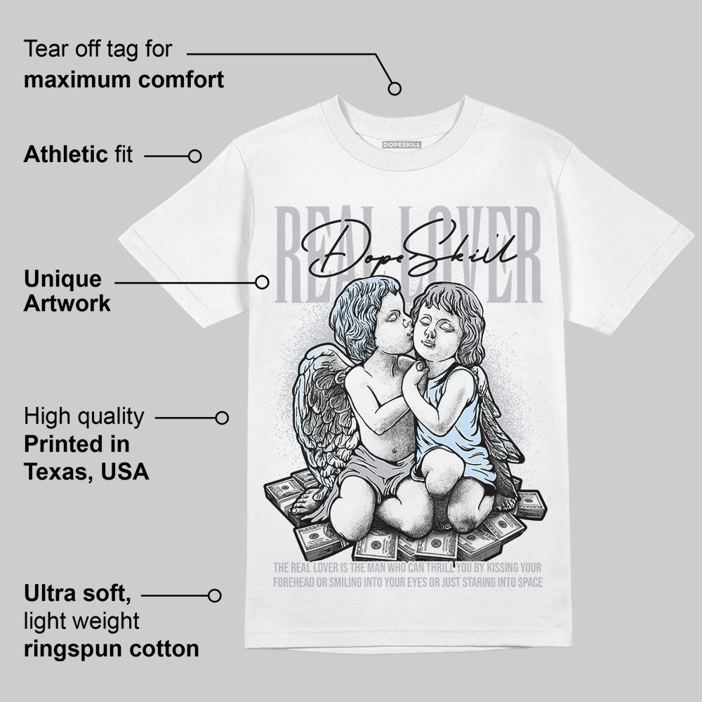 Cement Grey 11s DopeSkill T-Shirt Real Lover Graphic