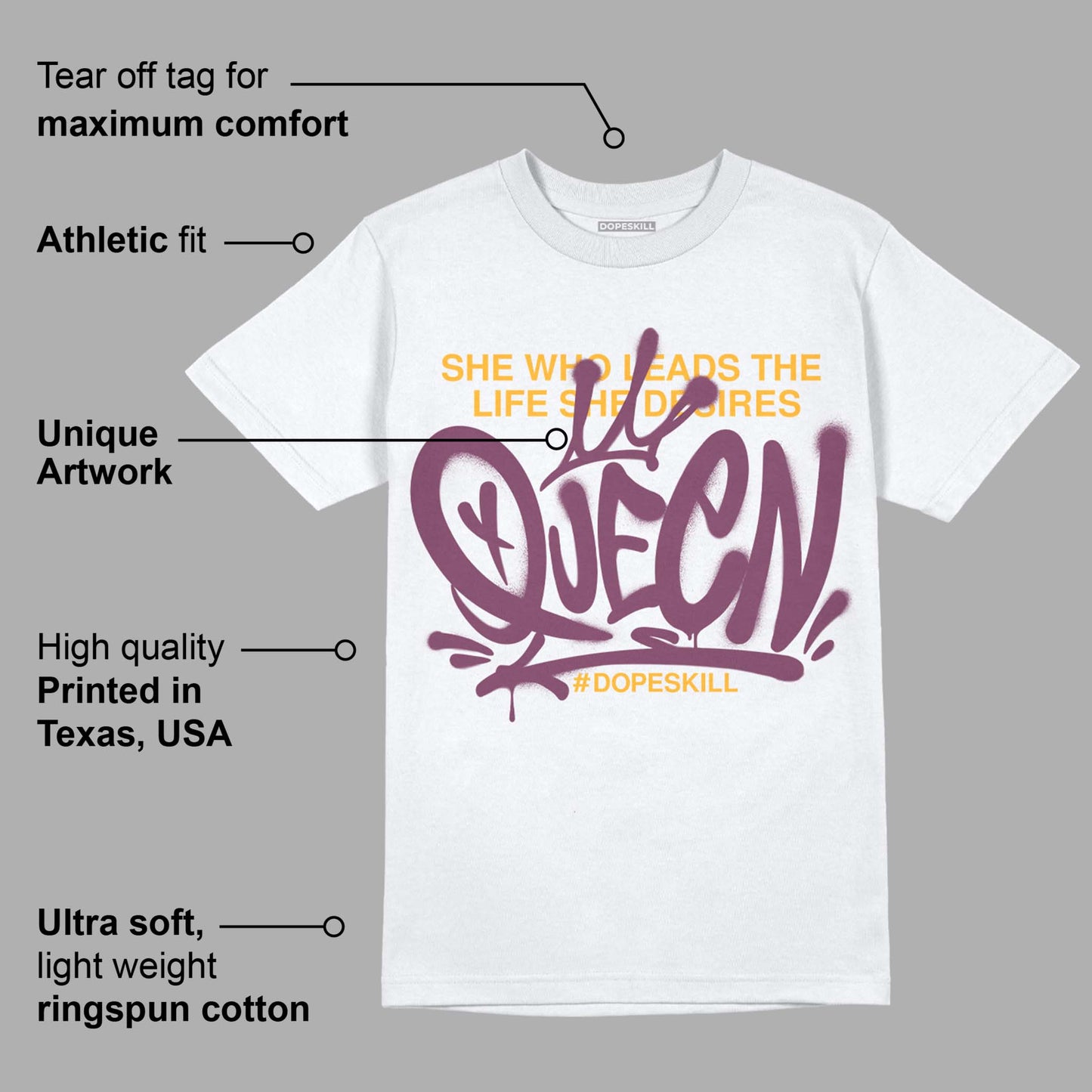 Brotherhood 1s High OG DopeSkill T-Shirt Queen Graphic