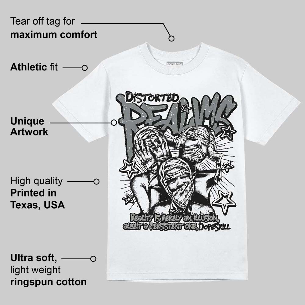 Cool Grey 9s DopeSkill T-Shirt Distorted Realms Graphic