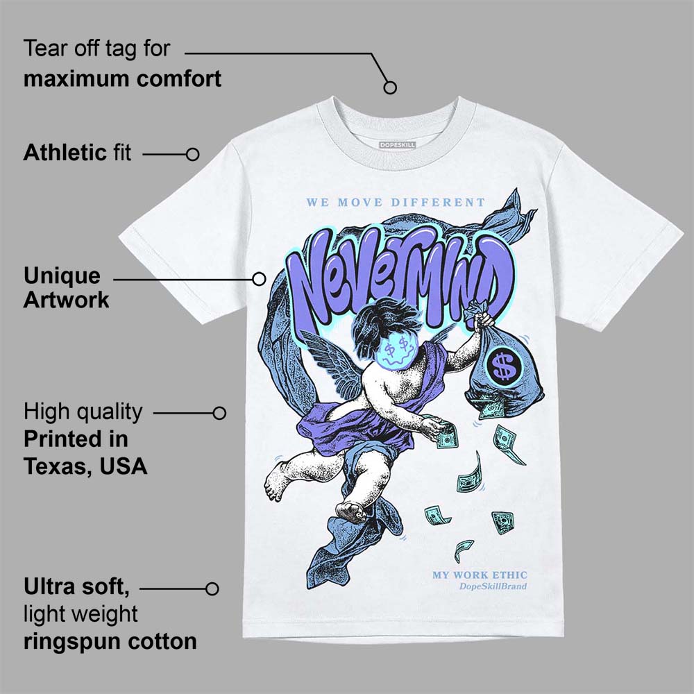 University Blue Collection DopeSkill T-Shirt Nevermind Graphic