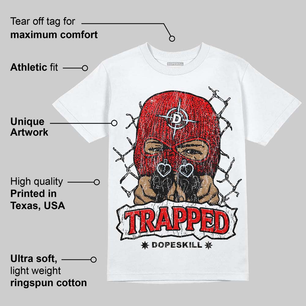 Cherry 11s DopeSkill T-Shirt New Trapped Graphic
