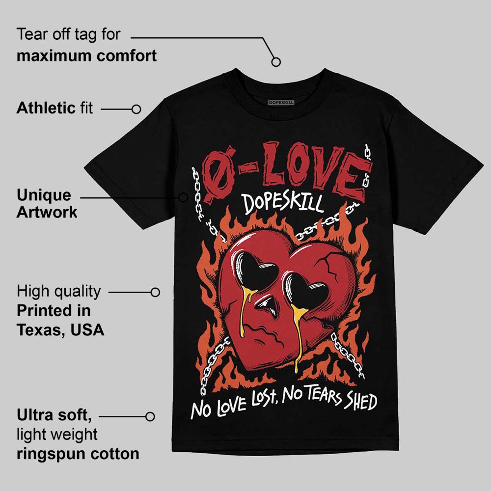 Brick By Brick 4s DopeSkill T-Shirt Crying Heart Graphic
