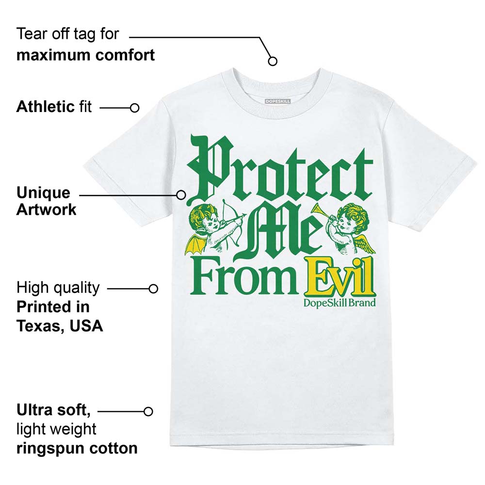 Dunk Reverse Brazil DopeSkill T-Shirt Protect Me From Evil Graphic