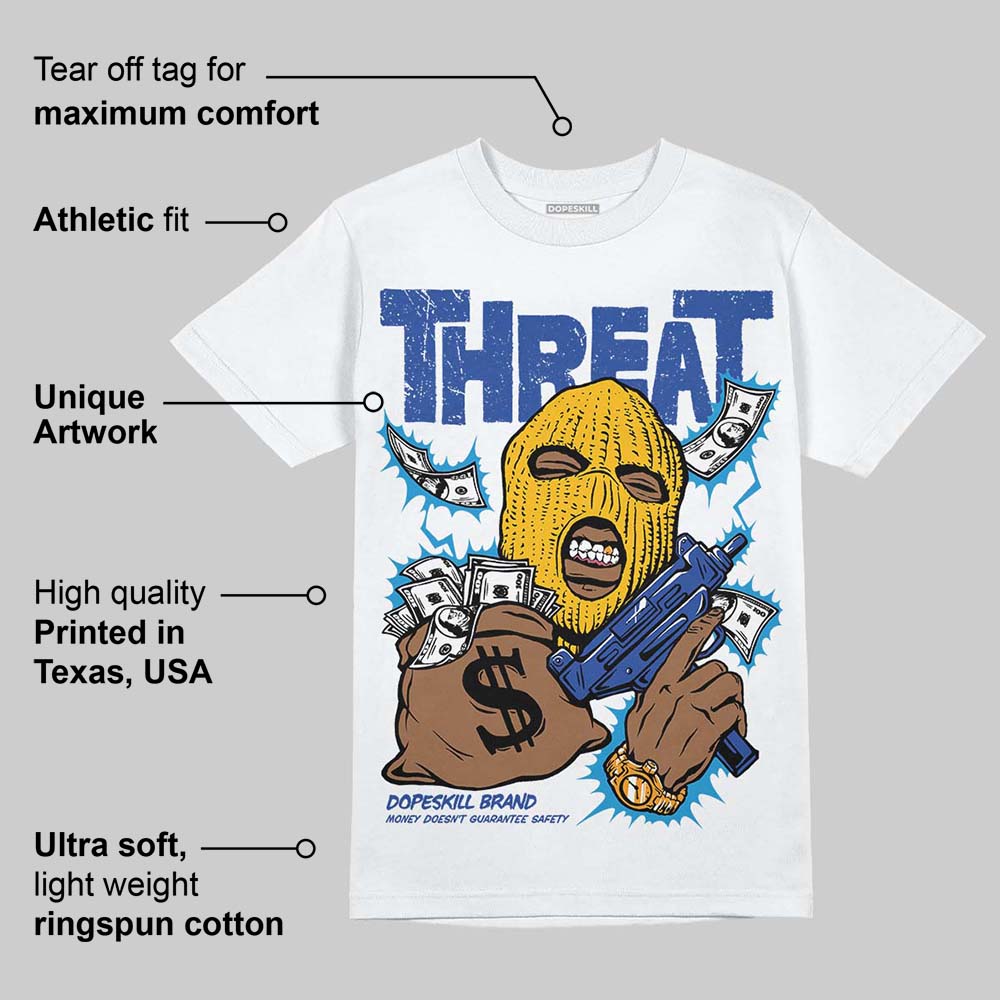 Royal Blue Collection DopeSkill T-Shirt Under Threat Graphic