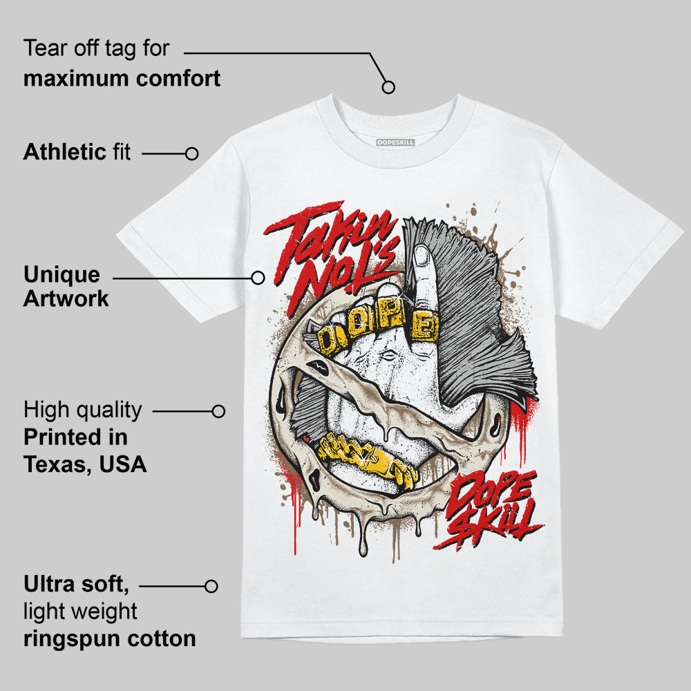 AJ 1 Low OG ‚ÄúReverse Mocha‚Äù DopeSkill T-Shirt Takin No L's Graphic