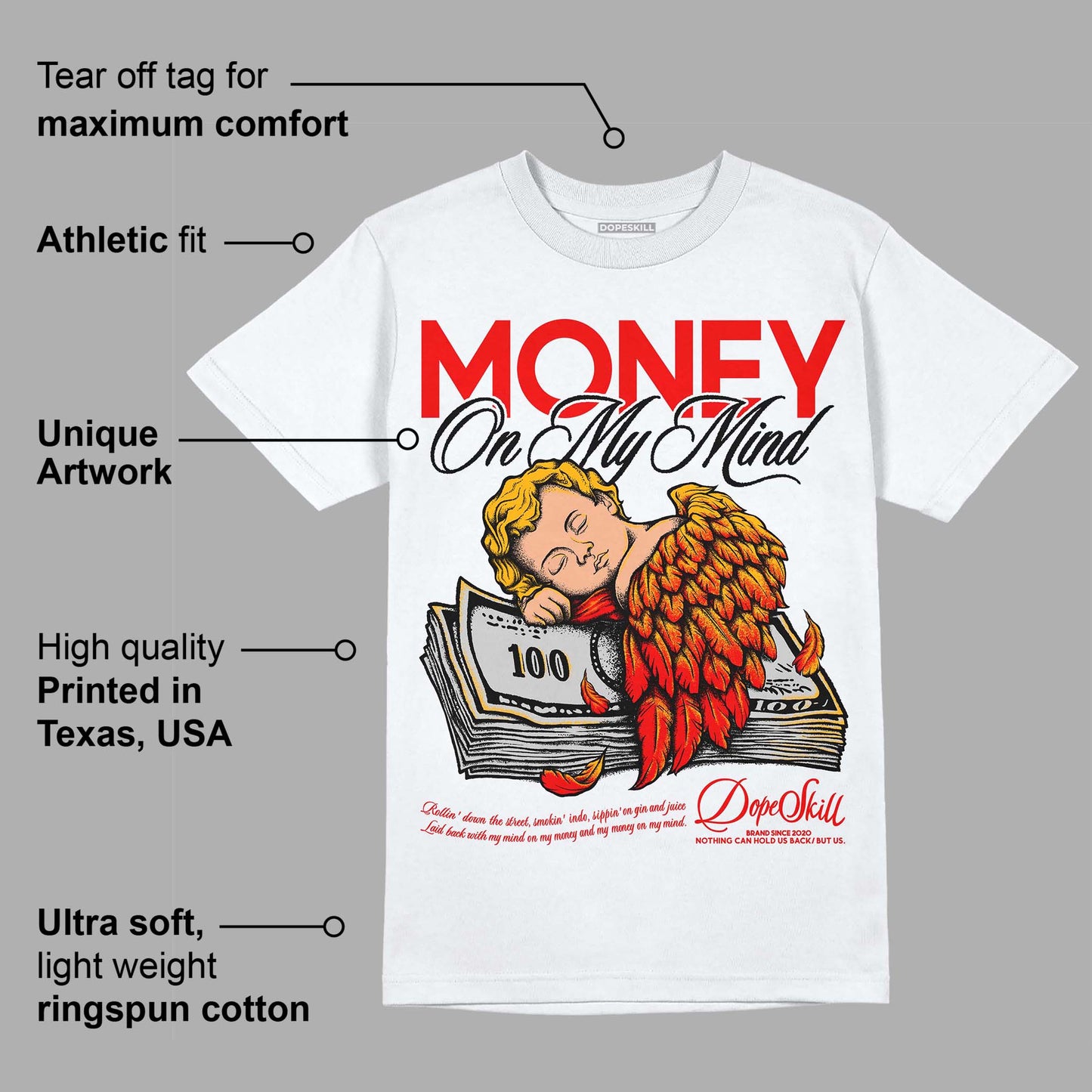 Cherry 12s DopeSkill T-Shirt MOMM Graphic