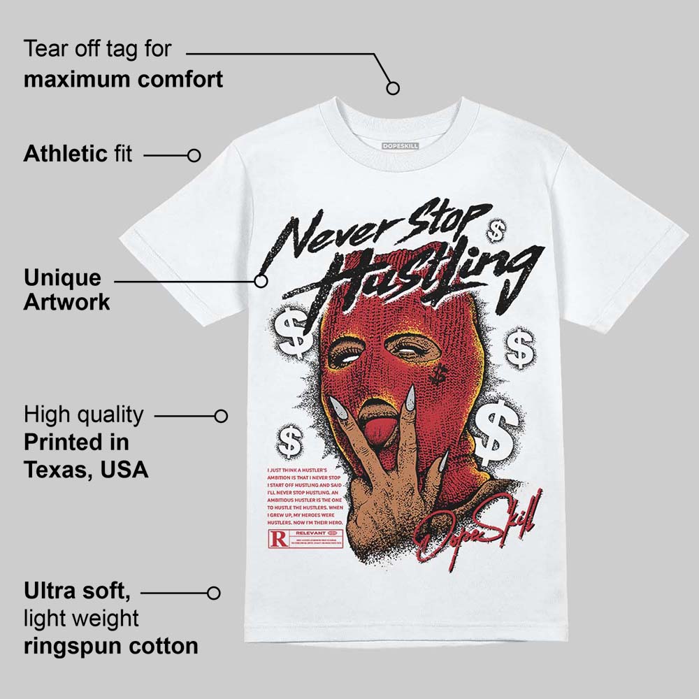 Ferrari 14s DopeSkill T-Shirt Never Stop Hustling Graphic