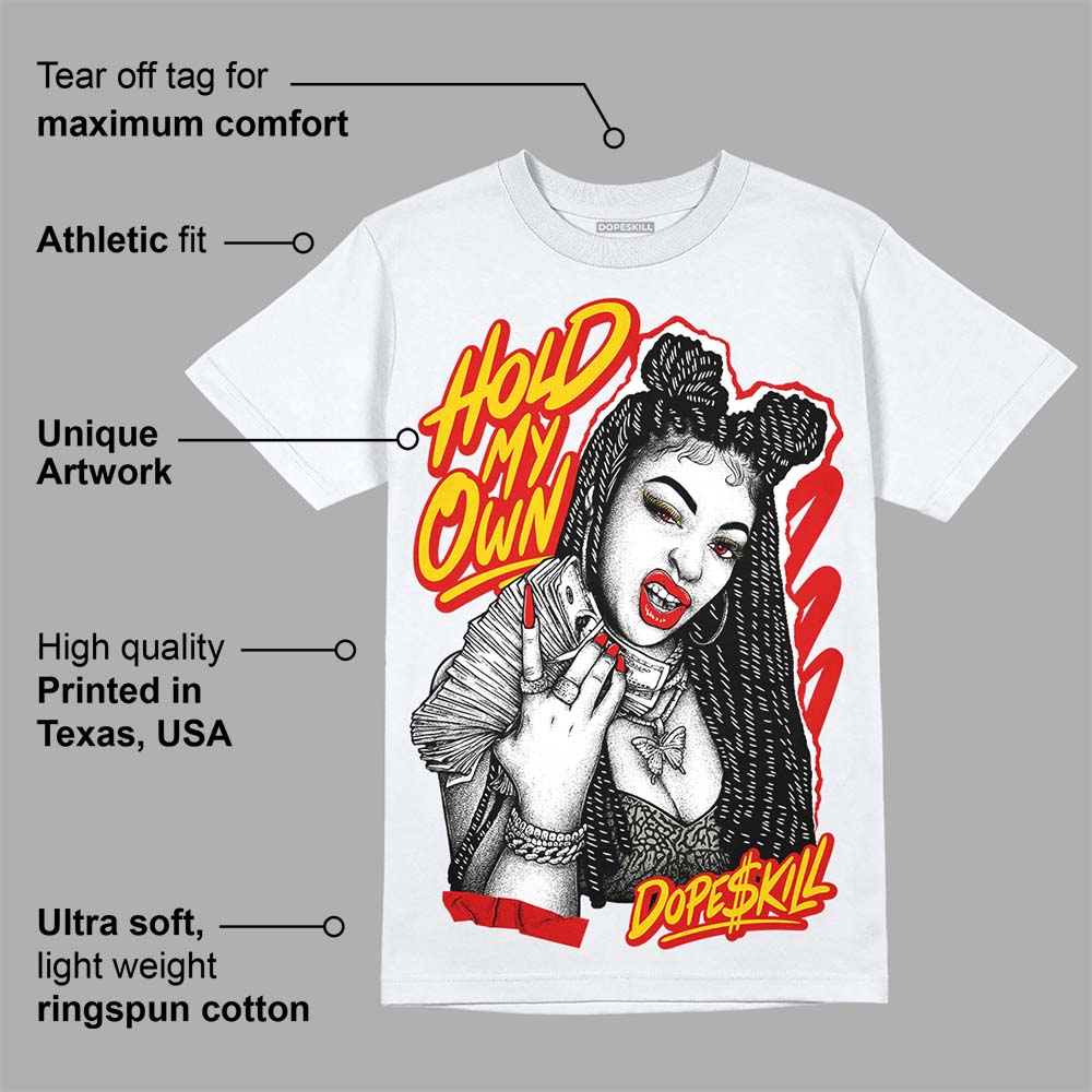 Fire Red 3s DopeSkill T-Shirt New H.M.O Graphic