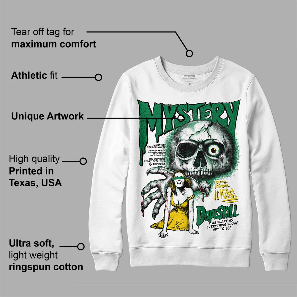 Lucky Green 5s DopeSkill Sweatshirt Mystery Ghostly Grasp Graphic