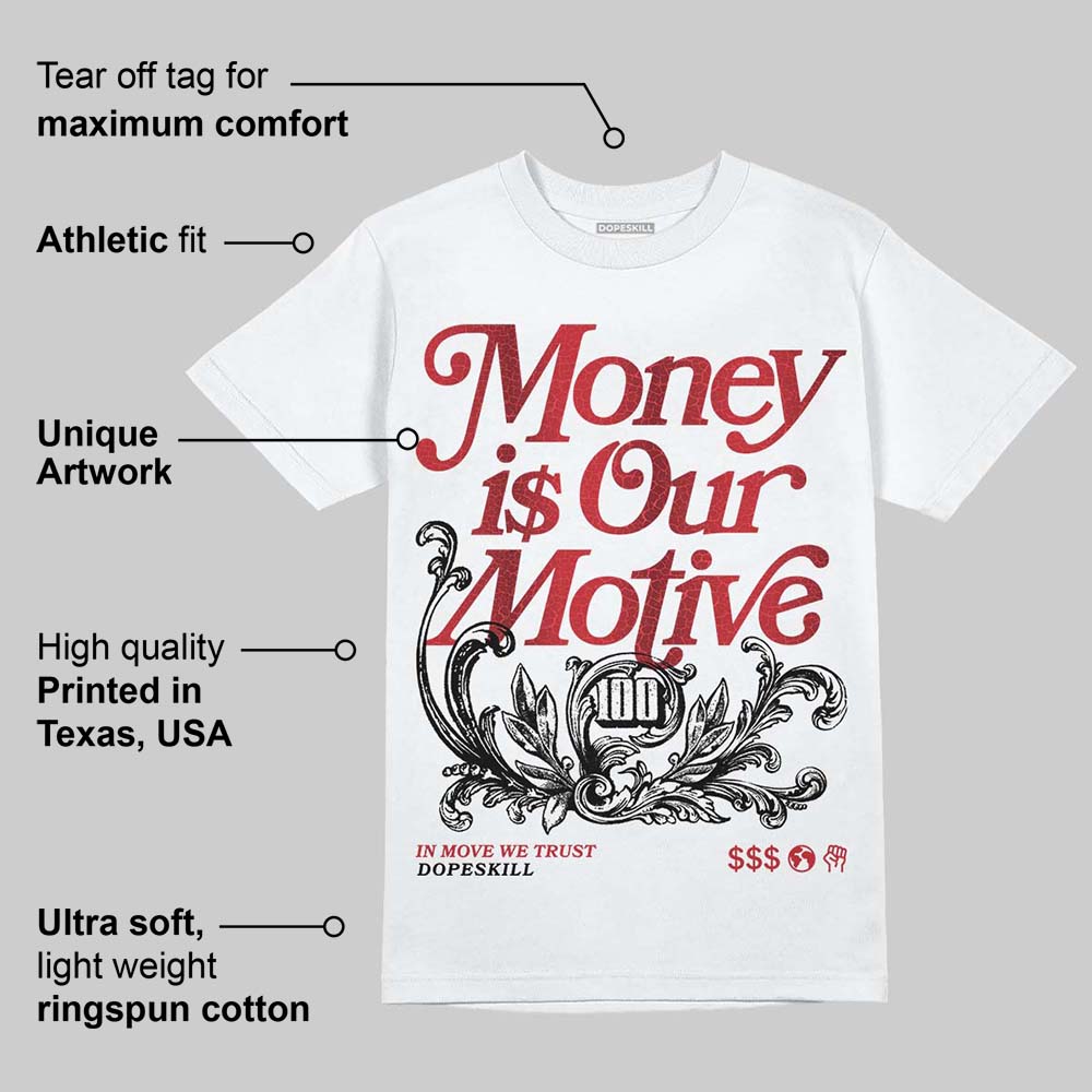 Ruby 1s DopeSkill T-Shirt Money Is Our Motive Typo Graphic
