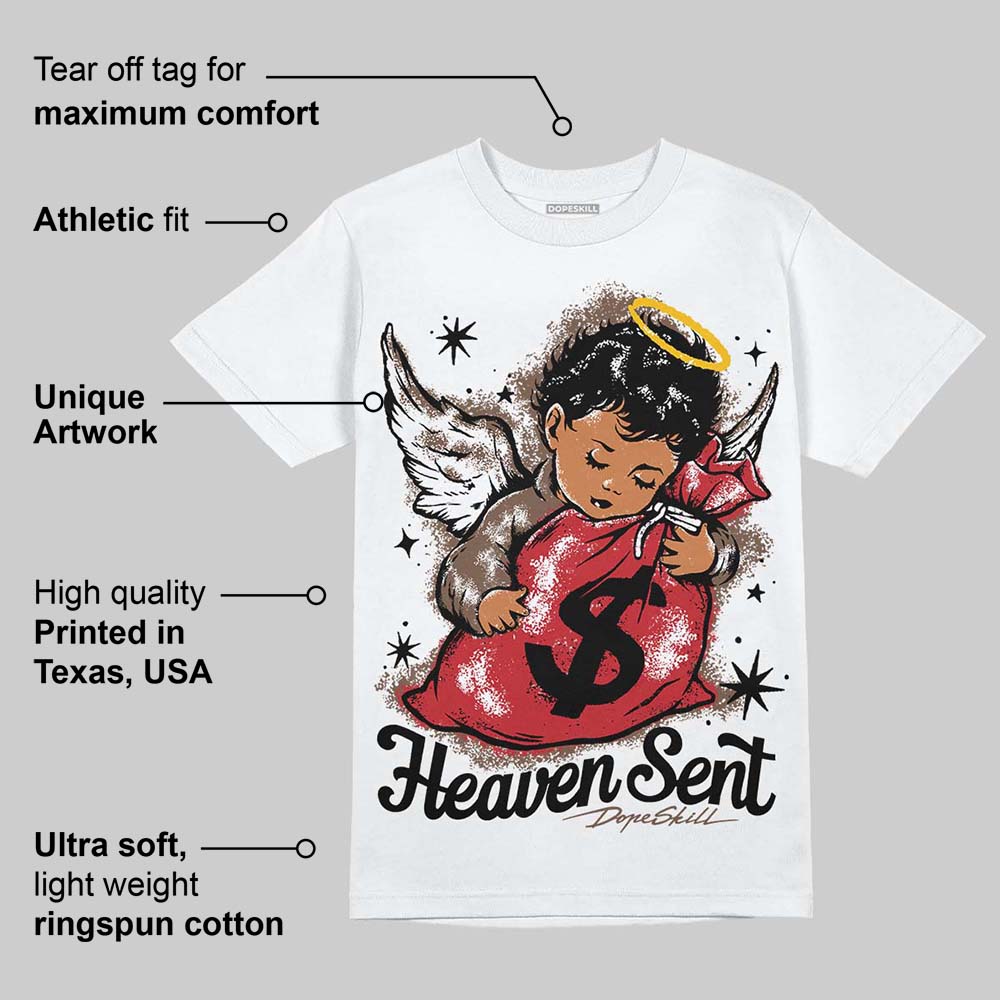 Olive 9s DopeSkill T-Shirt Heaven Sent Graphic