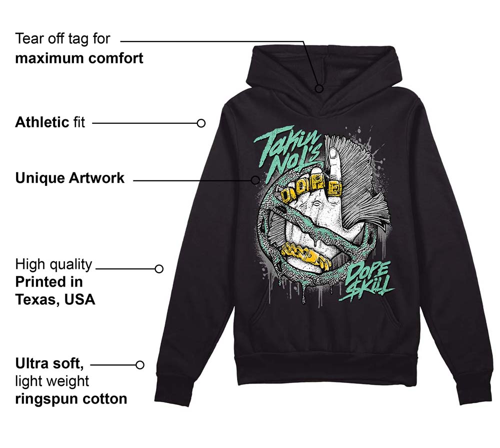 Green Glow 3s DopeSkill Hoodie Sweatshirt Takin No L's Graphic
