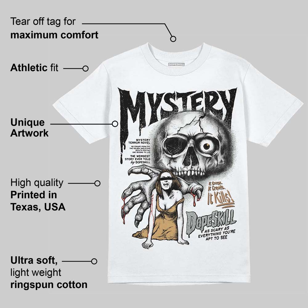 1906R ‚ÄòWhite Gold‚Äô DopeSkill T-Shirt Mystery Ghostly Grasp Graphic