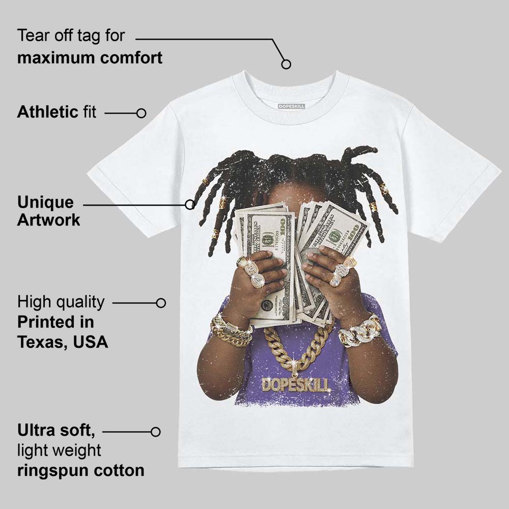 Grape 5s DopeSkill T-Shirt Rich Youth Graphic