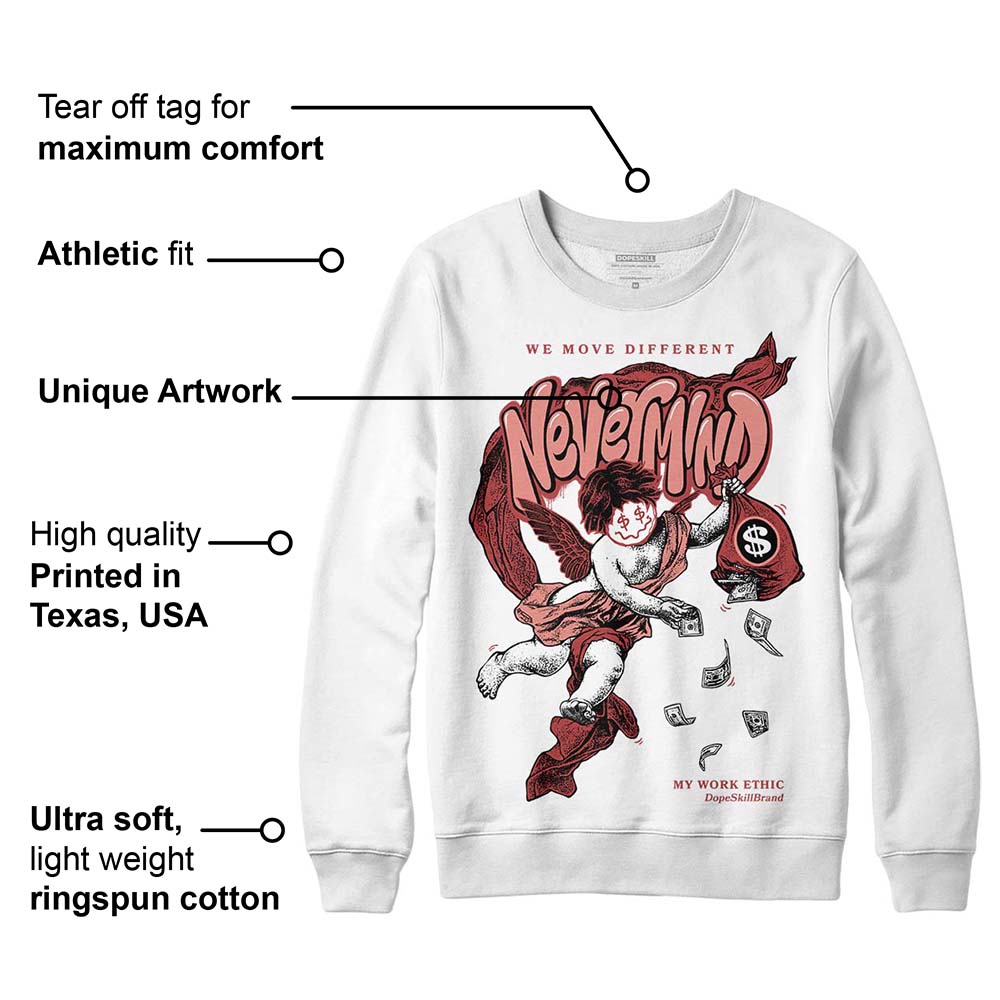 Dune Red 13s DopeSkill Sweatshirt Nevermind Graphic