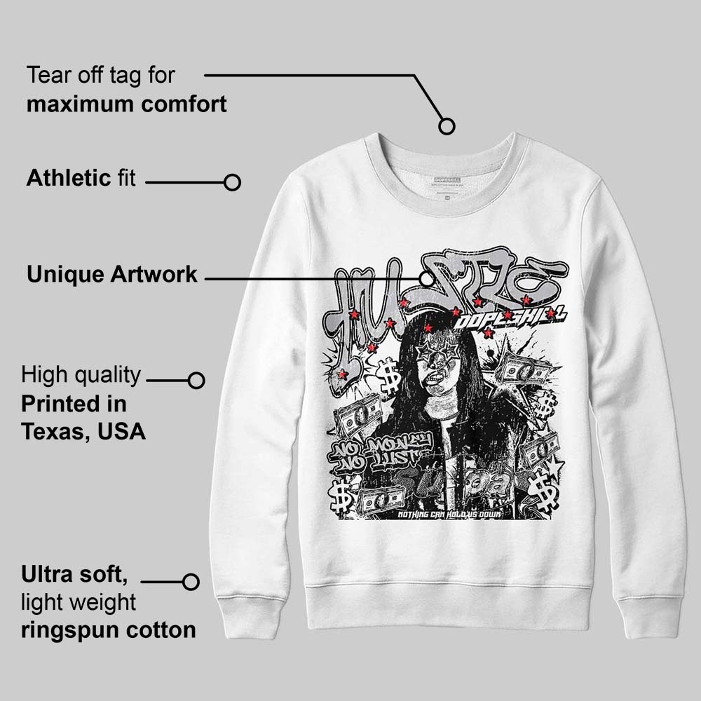 Grey Collection DopeSkill Sweatshirt No Money No Lust Graphic