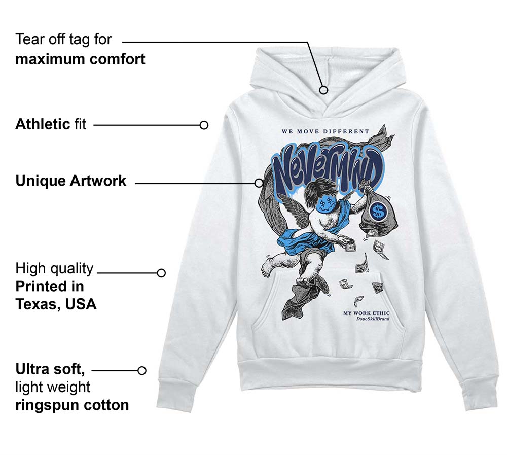 AJ Spizike White Obsidian DopeSkill Hoodie Sweatshirt Nevermind Graphic