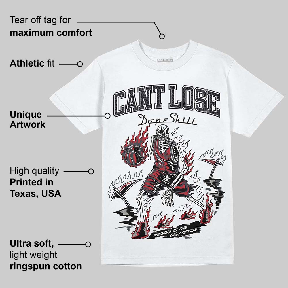 Black Cat 3s DopeSkill T-Shirt Cant Lose Graphic