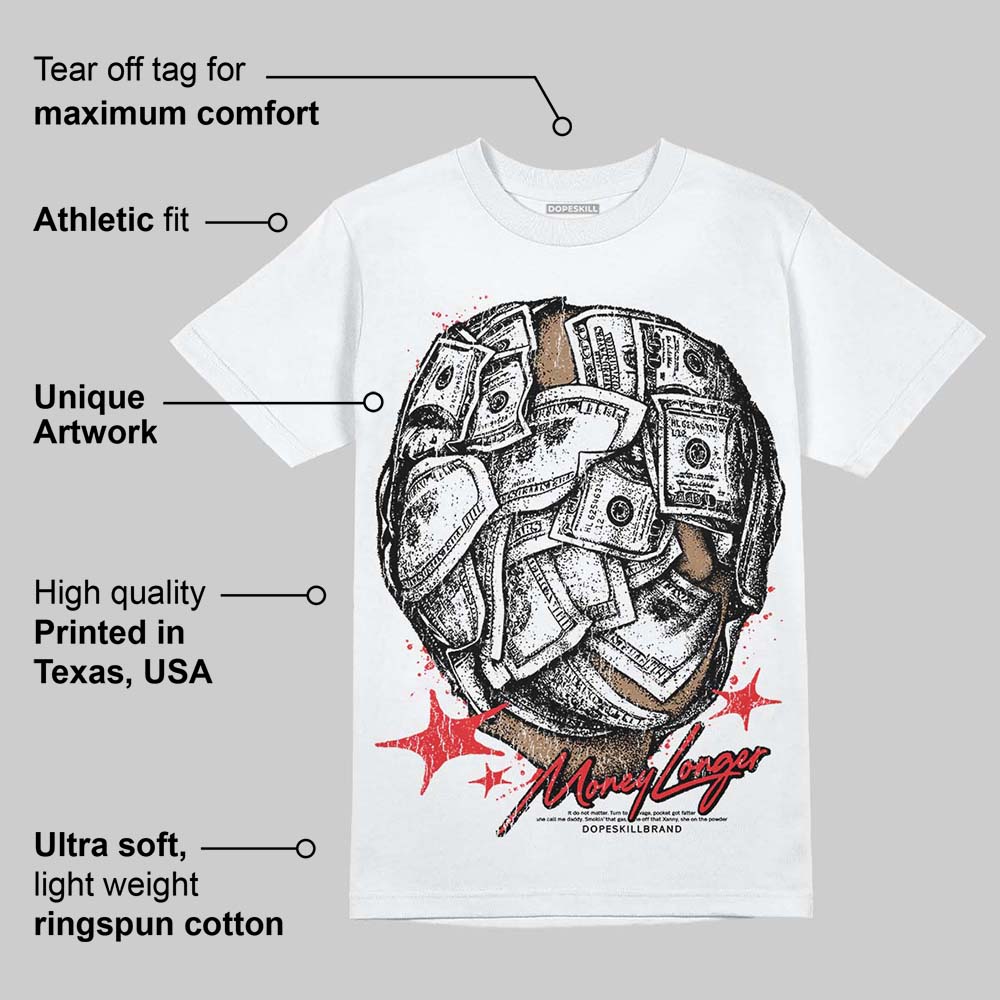 Cherry 11s DopeSkill T-Shirt Money Longer Graphic