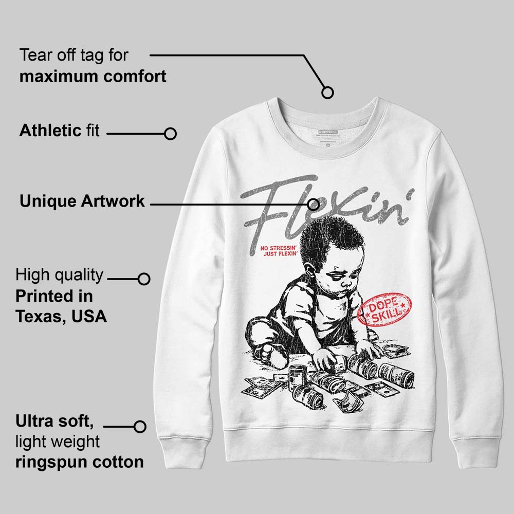 Grey Collection DopeSkill Sweatshirt Flexin' Graphic