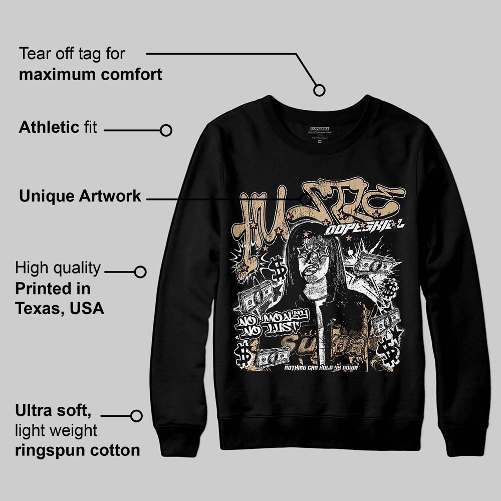 TAN Collection DopeSkill Sweatshirt No Money No Lust Graphic