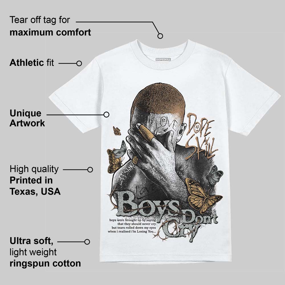 1906R ‚ÄòWhite Gold‚Äô DopeSkill T-Shirt Boys Don't Cry Graphic